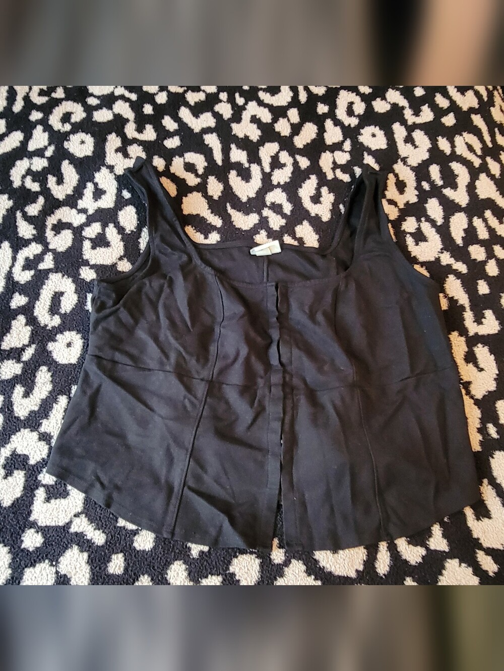 Ava & Viv Black Sleeveless Tank
